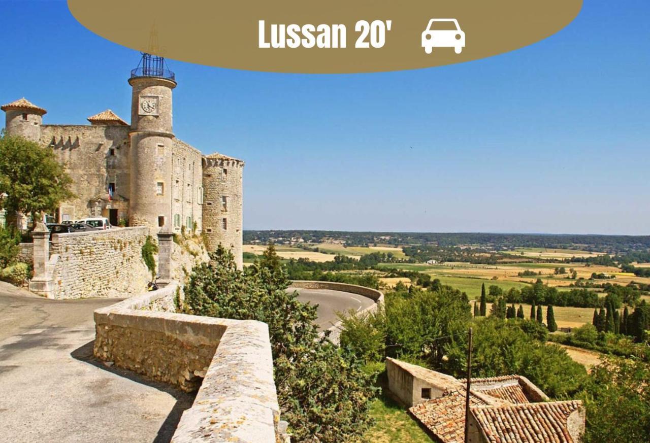 La Casita - Studio Confort Avec Parking Prive - Lit Douillet - Centre Uzes, Pont Du Gard Exteriör bild